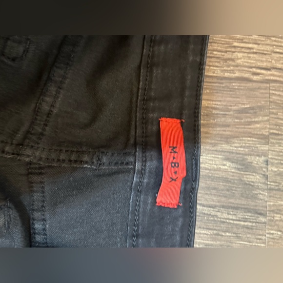 Black M X B slim fit jeans black size 38x30 - Picture 4 of 7